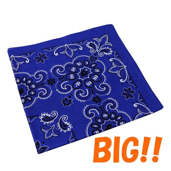 THE WORLD IS YOURS ペイズリーチェック バンダナ ビッグ ペイズリー柄