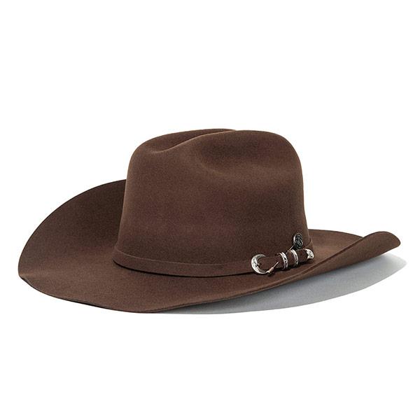 キャトルマン ハードフェルトハット CATTLEMAN (ブラウン) BROWN L-XL
