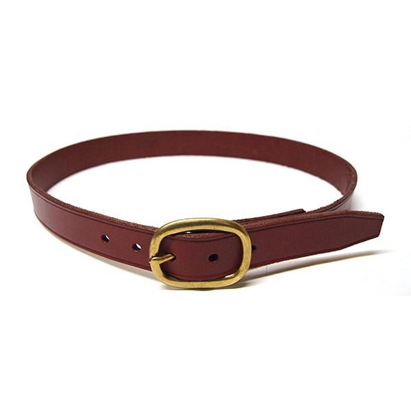 アウティング レザーベルト ＜OUTING BELT＞ バーガンディ OOA 202 BUR