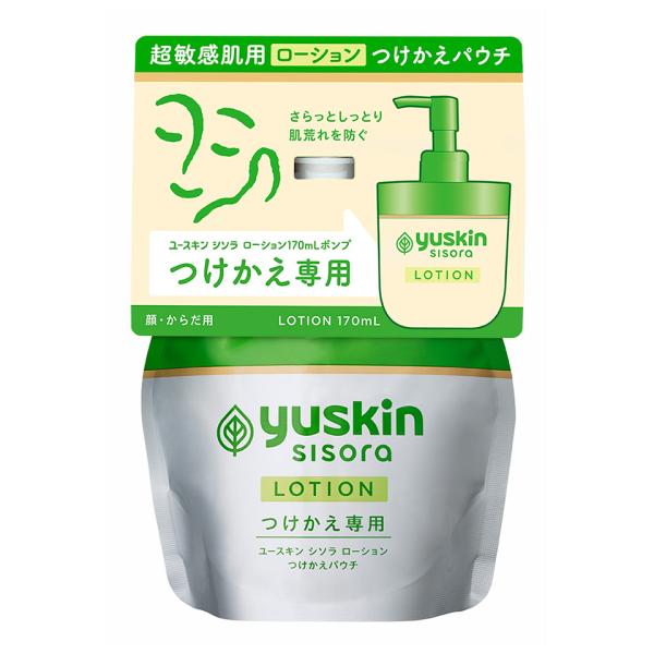 2980円以上で注文可能  ユースキン シソラ ローション つけかえパウチ 170mL (1個)