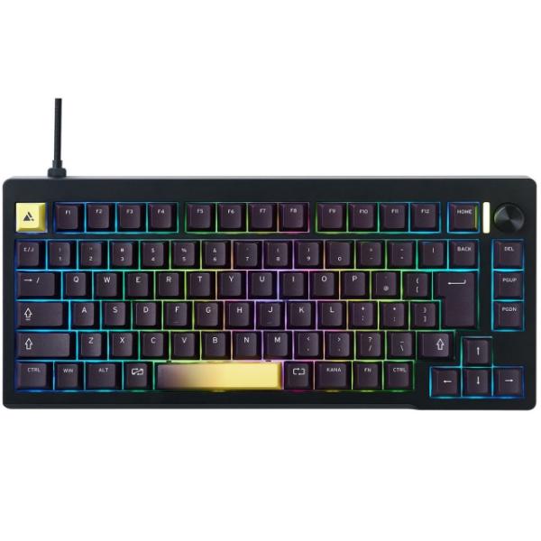 プリンストン キーボード ULTRA PLUS UP-MKGA75MTL-RT-J/B [ブラック