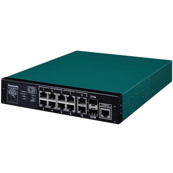 GA-MLi8TPoE+ Panasonic スイッチングハブ Panasonic（パナソニック） ネットワークハブ GA-MLi8TPoE+ PN260893H ルーター・ネットワーク機器
