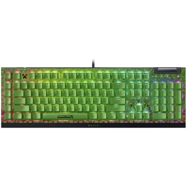 BlackWidow Razer キーボード V4 X Green Switch Minecraft Edition