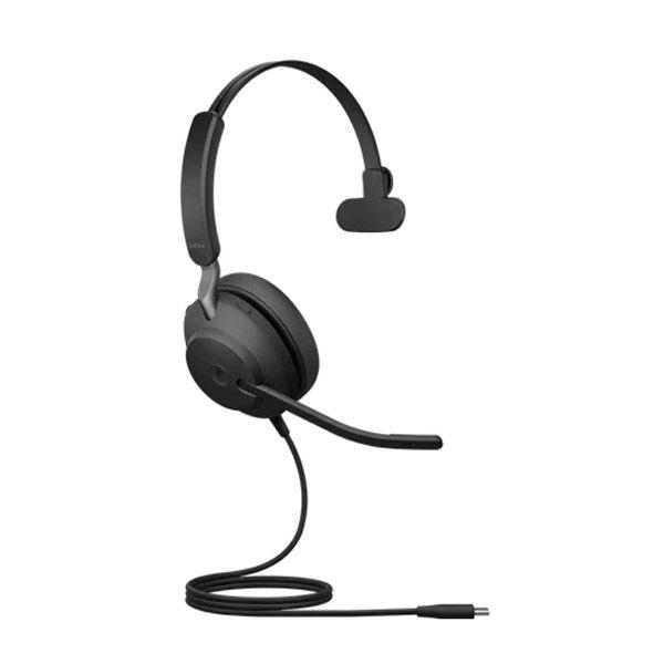 Jabra（ジャブラ） ヘッドセット Evolve2 40 SE USB-C MS Mono : ユー