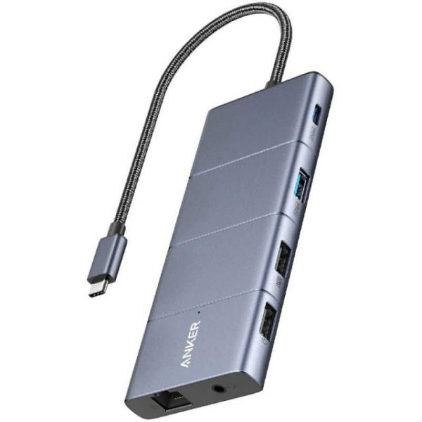 Anker USB-C 2-in-1 カードリーダー【SDXC / SDHC / SD / MMC / RS-MMC / microSDXC / microSDHC / microSD / UHS-Iカード対応】