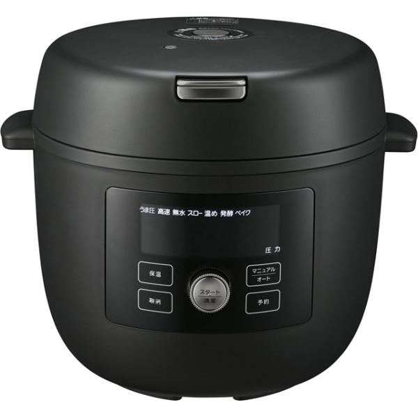 他サイト： タイガー魔法瓶 圧力鍋 TIGER COOKPOT COK-N400-KM [マットブラック]の商品画像
