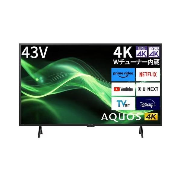 AQUOS 【代引不可】シャープ 液晶テレビ 4K 4T-C43GJ2 [43インチ