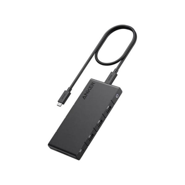 Anker 364 USB-C ハブ (10-in-1, Dual 4K HDMI) 100W USB PD対応 4K HDMIポート 2画面出力 着脱式ケーブル 50cm SDカードスロット イーサネットポート