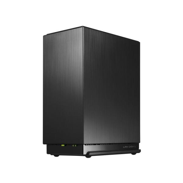 外付けハードディスク・ドライブ I-O DATA HDL2-LE08/E NAS IODATA HDL2-LE08/E 2.5GbE対応 2ドライブ ネットワークHDD 8TB : PC&