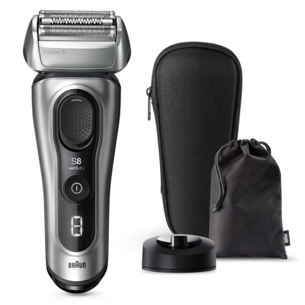 【展示、未使用品】Braun S8 8517s ブラウンシリーズシェーバー BRAUN（ブラウン） シェーバー シリーズ8 8517s-V [シルバー] : ユー