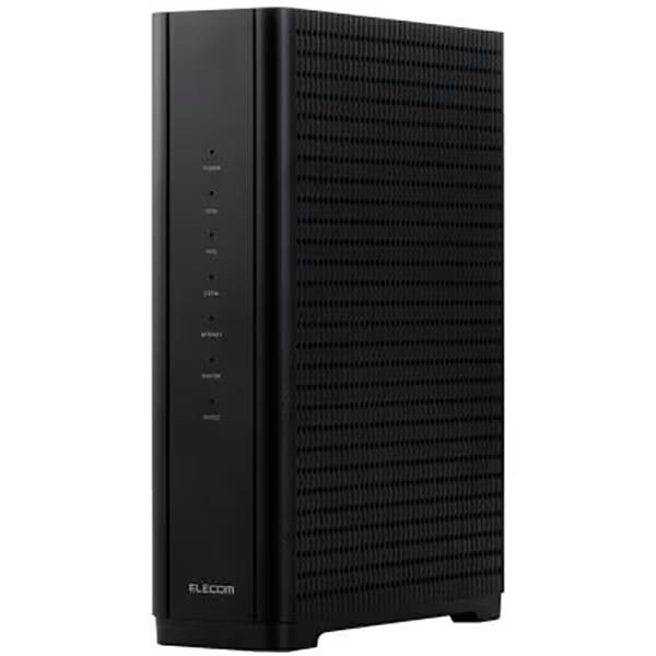 ELECOM wifi LANルーター 本体と付属品 WRC-BE94XS-B Wi-Fi 7 5765+2882+688Mbps Wi-Fi 10ギガビットルーター - WRC