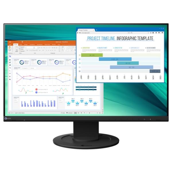 ディスプレイ・モニター本体 EIZO EV2460 EIZO 液晶モニタ・液晶ディスプレイ FlexScan EV2460-BK [23.8インチ