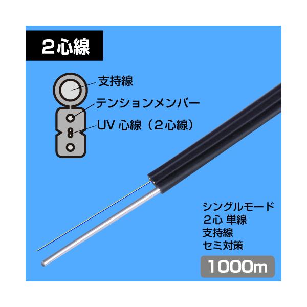 光ドロップケーブル Sm 2心線 単心線 1000m リール巻 光ファイバー セミ対策 E9238 Yct C3 Buyee Buyee 日本の通販商品 オークションの代理入札 代理購入