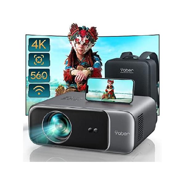 2023最新オートフォーカス＆自動台形YABER PRO V9プロジェクター 高