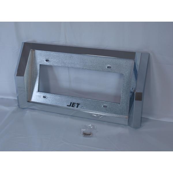 ジェットイノウエ 大型車用 とんがりナンバープレート枠 Ver.2 48mm