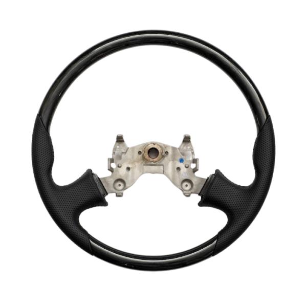 純正交換 ノーマルグリップ (黒木目調) ウッドコンビステアリング 日野