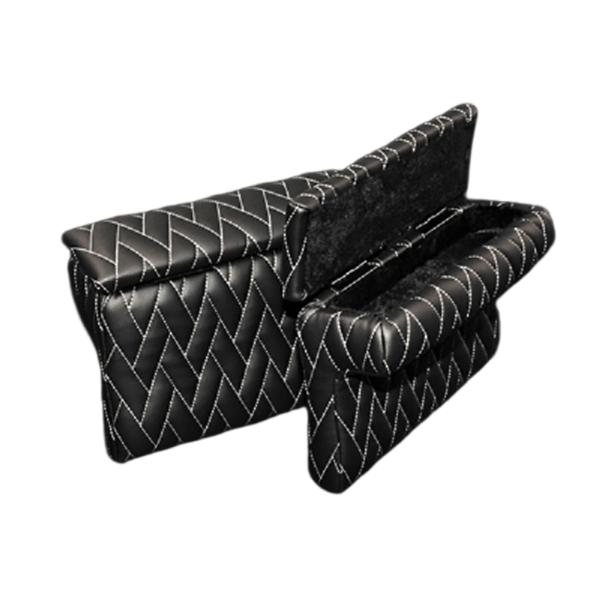 ＊商品名アームレスト TYPE LUXE （左右セット） ＊対応車種200系ハイエース 1-7型 S-GL標準車用シートカバー タイプLUXEと同様、チェッカーステッチキルティングデザインでファッションアイテムを想像させること間違いなし！新...