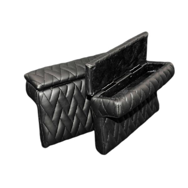 ＊商品名アームレスト TYPE LUXE （左右セット） ＊対応車種200系ハイエース 1-7型 S-GL標準車用シートカバー タイプLUXEと同様、チェッカーステッチキルティングデザインでファッションアイテムを想像させること間違いなし！新...