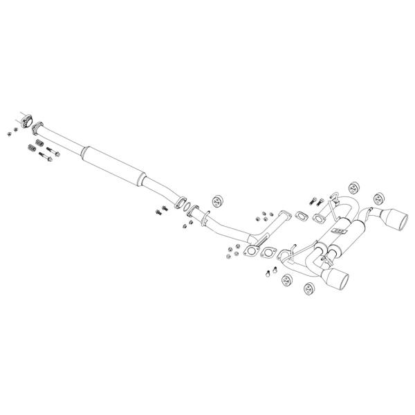 560-23111) 正規品 FUJITSUBO フジツボ マフラー A-R typeS 86 / BRZ