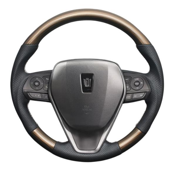 高品質の証ユーロステッチ採用 (ウォールナット茶木目xシルバー
