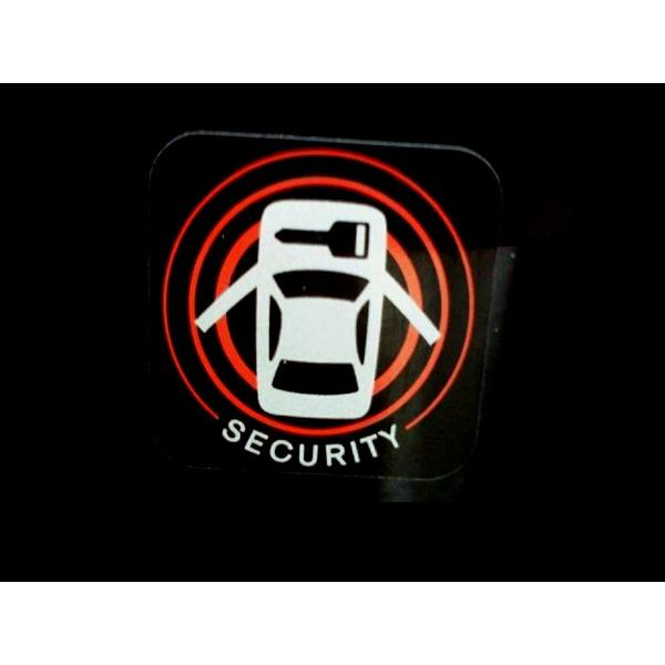 日産純正ステッカー セキュリティアラームラベル エクストレイル T30