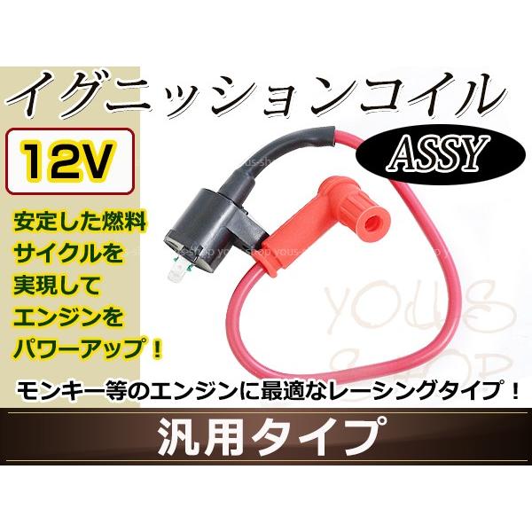 汎用 レーシング イグニッションコイル 12V ハイパワー Assy 汎用 レーシング イグニッションコイル 12V ハイパワー Assy