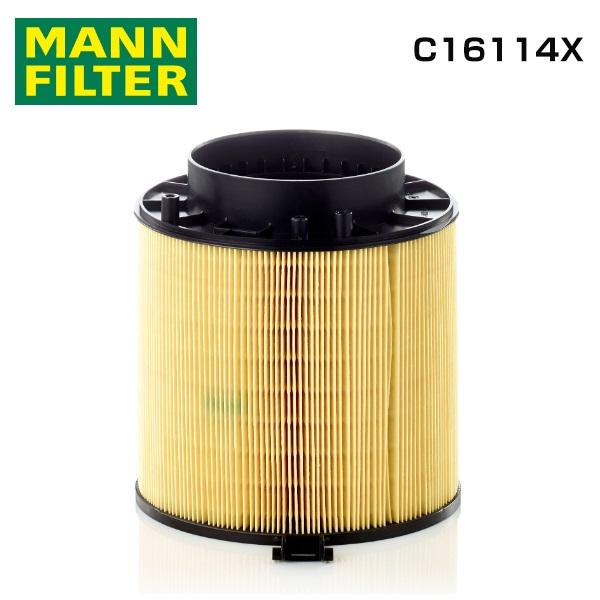 C16114X AUDI SQ5 8RCTXF エアーエレメント MANN アウディ 8K0 133 843互換 エアエレメント エアーフィルター エアフィルタ
