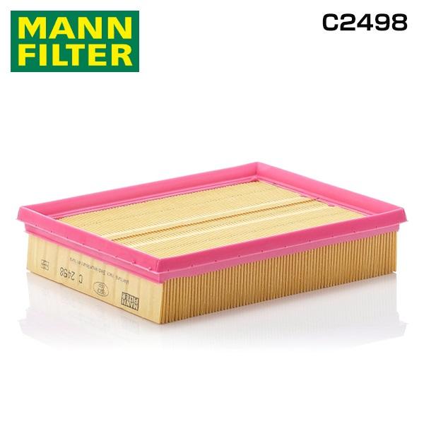 C2498 ニュームルティプラ 186B6 エアーエレメント MANN フィアット 46519049互換 エアエレメント エアーフィルター エアフィルター