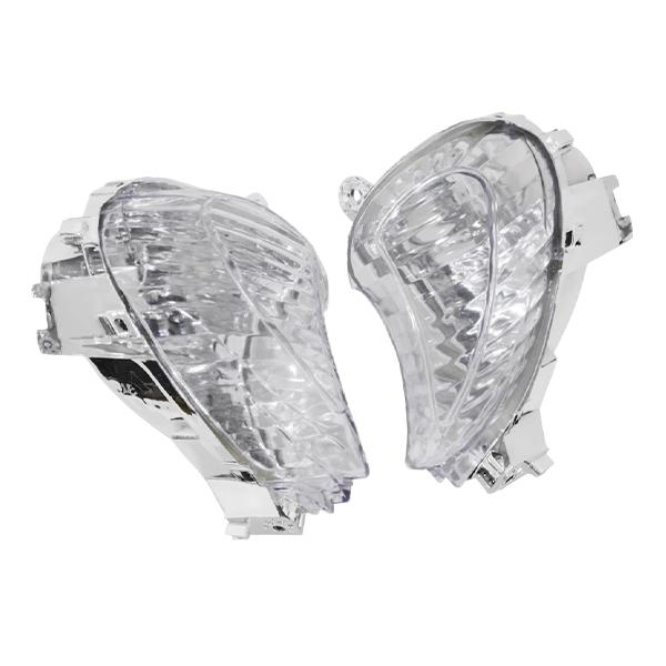 綺麗GSX1300Rハヤブサ隼 2型(2010年式)リアウインカーカバー左右一組 新品 GSX1300R GX72A ハヤブサ 隼 08〜12年 クリア フロント