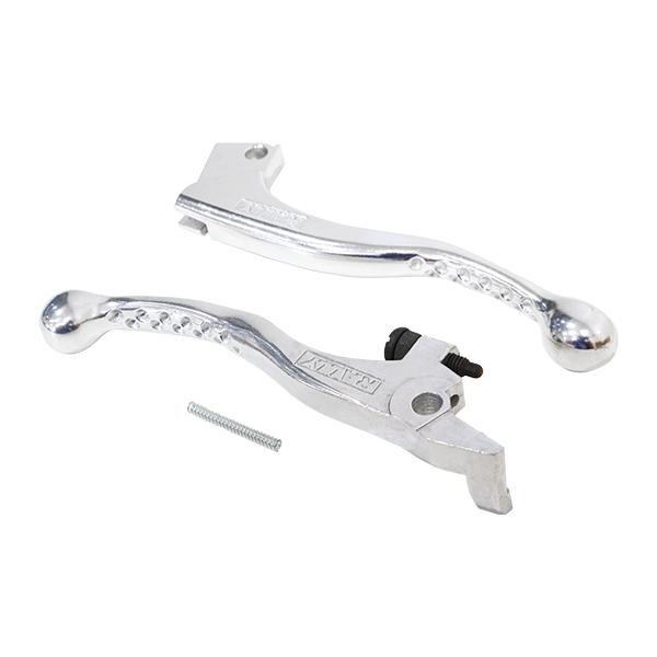 クラッチレバー ＆ ブレーキレバー セット ショートレバー KLX250 Dトラッカー ジェベル250 250SB カワサキ 純正交換 修理 交換