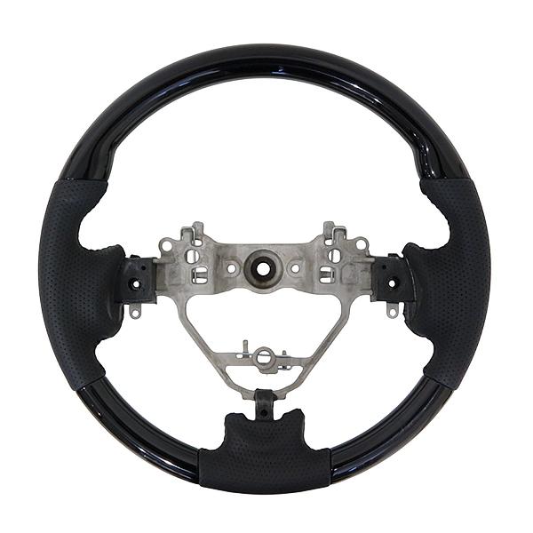 スペーシア MK32S ステアリング ピアノブラック ノーマルグリップ コンビ ハンドル 純正交換タイプ スズキ パンチングレザー