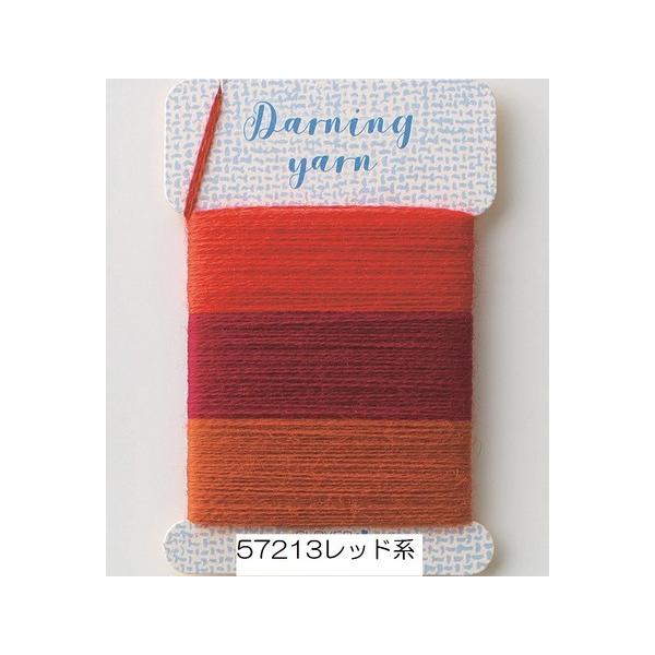 ダーニング（補修）に最適。あいてしまった穴、生地のへたりや修繕に。扱いやすい細めのウール調の糸です。★ダーニングマッシュルームと合わせてお使いください★サイズ・容量＜パッケージサイズ＞70×115×8mm＜パッケージ含む重量＞7g規格■生産...