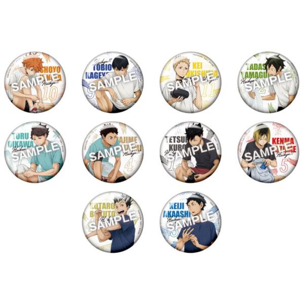 ハイキュー!! カラパレ 準備トレーディング缶バッジ 1BOX=10 ハイキュー!! カラパレ 準備トレーディング缶バッジ 1BOX=10