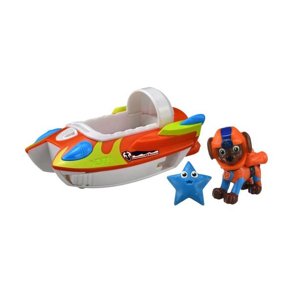 パウ・パトロール ベーシックビークル (フィギュア付き)ズーマ マリンダック 【船 ボート ミニカー パウパトロール 海上 人形 フィギュア PAW Patrol】どんなトラブルもパウっと解決!パウ・パトロール、出動!海のトラブルで大活躍!...