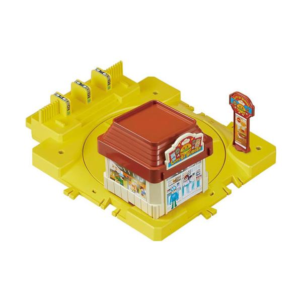 プラレール J-12 アクションタウン ぐるぐるドライブスルー 【道路用 情景部品 電車 列車 鉄道玩具グッズ 雑貨 誕生日 クリスマス プレゼント ギフト 玩具】電池不要! 車両の力で情景が動き出す!アクションタウンのぐるぐるドライブスル...