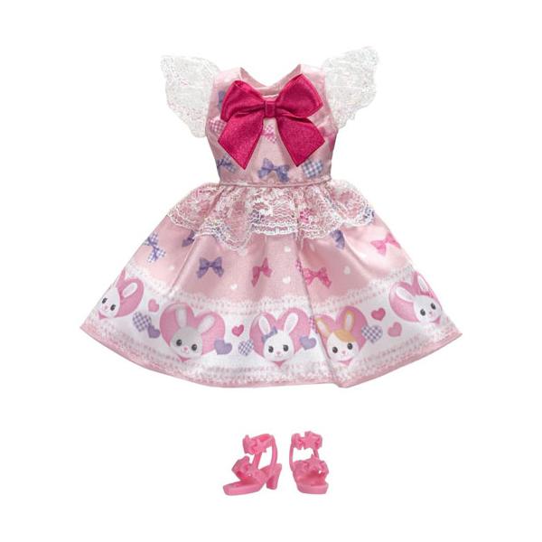 【ゆーちゃん…リクエスト 2点セット】 リカちゃん ドレス LW-01 おリボンうさちゃん : ユウセイ堂2号店