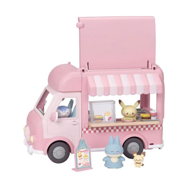 ポケットモンスター ポケモン ポケピース みんなでおてつだい!もぐもぐキッチンカー 【フィギュア 人形 模型 本体 おままごと 玩具 グッズ プレゼント】ポケピースのみんなとカフェをオープンしよう!みんなでおてつだい!もぐもぐキッチンカー♪...