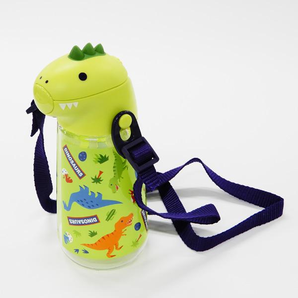 【空手ねこ♪】Life Essence1000ml 4本セット ディノサウルス 恐竜 ダイカットストローボトル 水筒 420ml