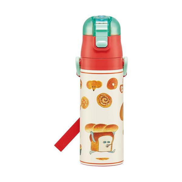 パンどろぼう　水筒　ポーチ　セット 楽天市場】パンどろぼう 超軽量 ロック付ダイレクトステンレスボトル