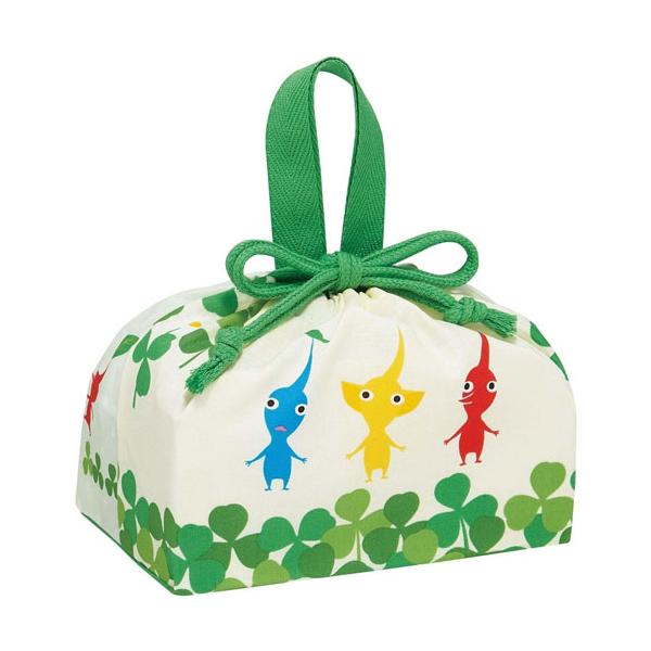 ピクミン ランチ巾着袋 ランチバッグ KB7 【PIKMIN お弁当袋 お弁当箱入れ きんちゃく袋 学校 幼稚園 保育園 給食 遠足 キャラクター グッズ 雑貨 スケーター】キッチン用品で国内大手のスケーター株式会社の商品です!お弁当箱を入...