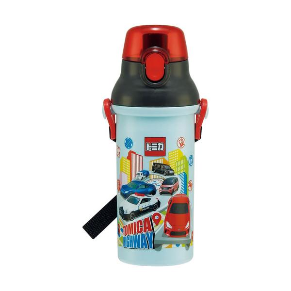 トミカ 25 抗菌 食洗機対応 直飲みワンタッチボトル 水筒 480ml PSB5SANAG 【自動車 ミニカー パトカー くるま 子供用 プラスチック 軽量 ダイレクトボトル】キッチン用品で国内大手のスケーター株式会社の商品です!食器洗い...
