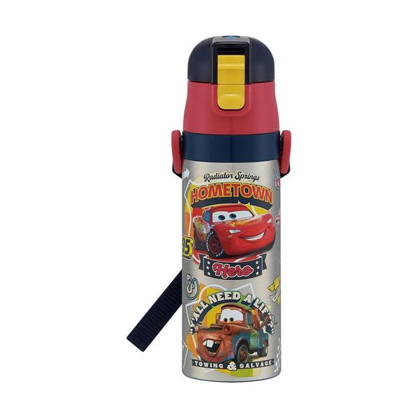 ディズニー カーズ 26 水筒 ロック付きワンプッシュダイレクトステンレスボトル 470ml SDC4