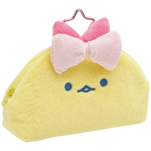 在庫処分品 すみっコぐらし 窓付きぬいぐるみペンポーチ えびてんの