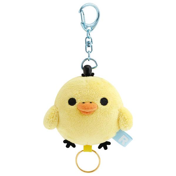 リラックマ ぬいぐるみリールキーホルダーキイロイトリ AB34203
