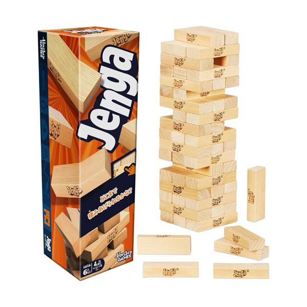 ハズブロ公式 ジェンガクラシック (2025年発売版) 【バランスゲーム 木製ブロック スタッキングタワー パーティーゲーム ハズブロ Hasbro】いろんな遊び方でジェンガを楽しもう！おなじみの遊び方をするのはもちろん、無料の公式Webア...
