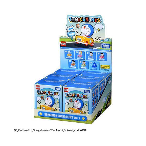 定価以下！◆トミカチューンズ『ドラえもんキャラクターズ』 BOX】ドリームトミカ TOMICA TUNES DORAEMON CHARACTERS Vol.1 1box6個