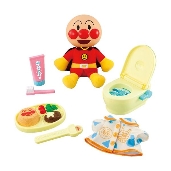 なかよしアンパンマン はじめてのおせわセット 【人形 ぬいぐるみ 仲良し 初めてのお世話遊び おままごと 出産祝い グッズ 誕生日 プレゼント 玩具 おもちゃ】『それいけ！アンパンマン』より「なかよしアンパンマン はじめてのおせわセット」が...