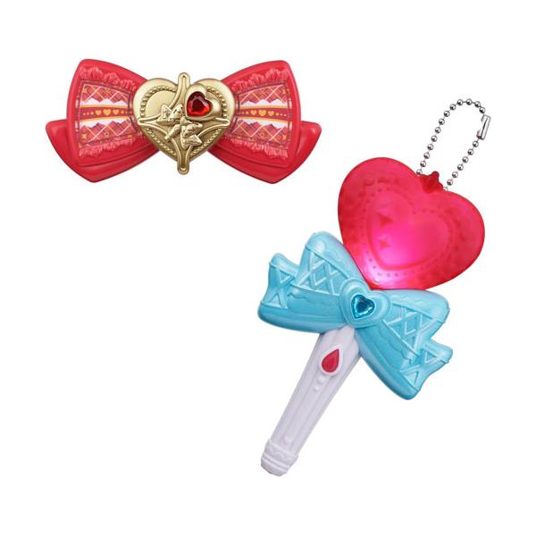 送料無料 キミとアイドルプリキュア♪ プリキュアアイドルハートリボン＆キラキライトセット