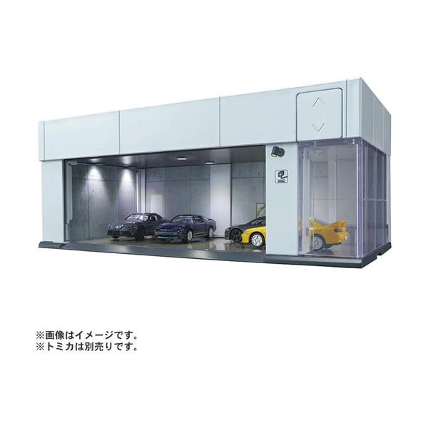 トミカプレミアム tomica GARAGE PREMIUM SILVER WHITE Standard Edition (トミカガレージ シルバーホワイト スタンダードエディション) 【ミニカー用】コレクションをスタイリッシュに飾れる、ガ...