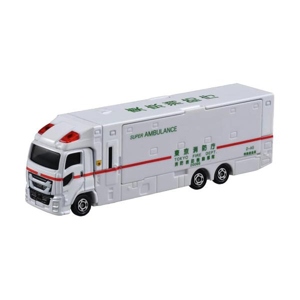 トミカ No.144 スーパーアンビュランス 【救急車 ロングトミカ トミカロングタイプ ミニカー 本体 自動車 プレゼント ギフト 玩具】「スーパーアンビュランス」が、トミカになって登場です。■アクション 傷病者室左右拡幅■対象年齢 3歳...